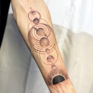 宇宙　タトゥー