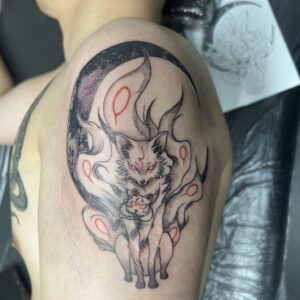 九尾の狐　タトゥー